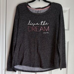 Marilyn Monroe Women's Black Long Sleeve Top